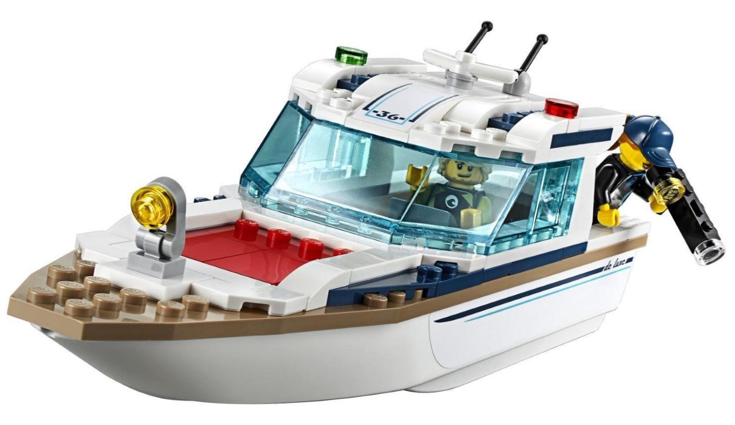 Explore the Depths with the Diving Yacht LEGO Set
