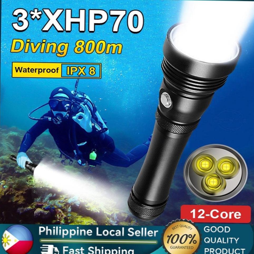  Diving Flashlight for Deep-sea Exploration 